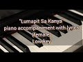 LUMAPIT SA KANYA MINUS ONE with Lyrics | FEMALE LOW KEY