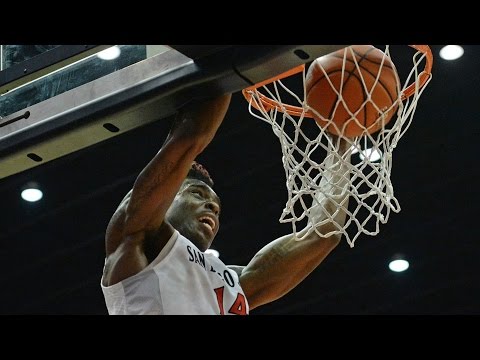 Zylan Cheatham's Mountain West Dunk Of The Night vs. Utah State | CampusInsiders
