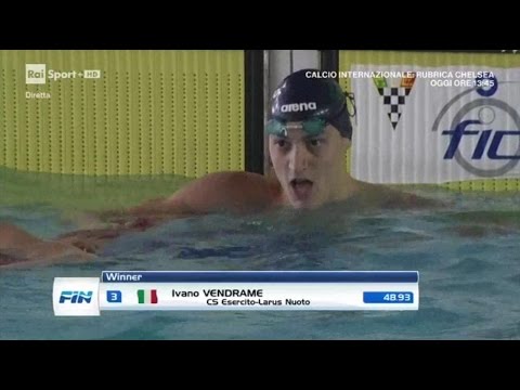 04-04-2017 mat. 100 Stile Libero M Batteria 6 Vendrame Ivano 48.93 Campionato Italiano Assoluto v.50