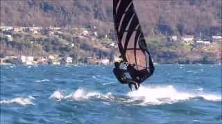 preview picture of video 'Windsurf - Cremia, 25 gennaio 2015 - Nord'