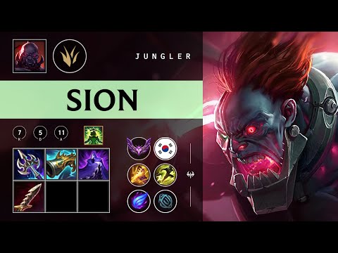 Sion Jungle vs Kha'Zix - KR Master Patch 26.01