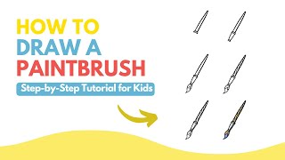 🎨 Master This Paintbrush Sketch in 6 Easy Steps - Kid-Friendly & Fun!