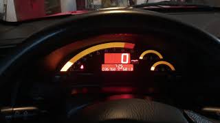 37k-Mile 2004 Honda S2000 Interior View Cold Start