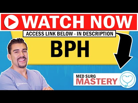 Pharmacology - BPH (Benign Prostatic Hyperplasia) NCLEX top 2 missed questions RN PN NCLEX