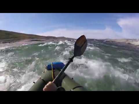 Soper Falls whitewater packraft run