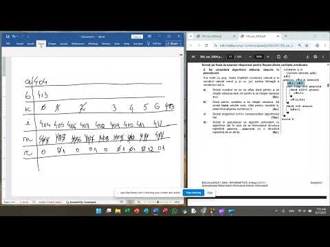 Bacalaureat Informatica | Pseudocod + C++ | Structuri repetitive