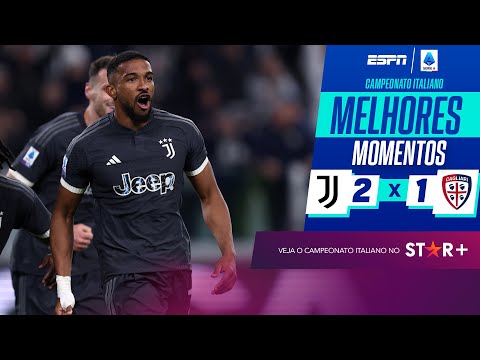 BRASILEIRO BREMER MARCA, e Juventus escapa com vitória apertada contra Cagliari I Melhores Momentos