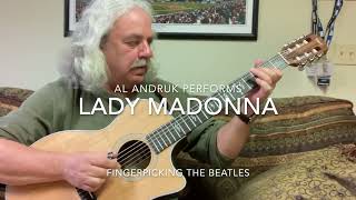 Lady Madonna - Fingerpicking The Beatles - With a Taylor Nylon String and Black Mountain Thumbtack.