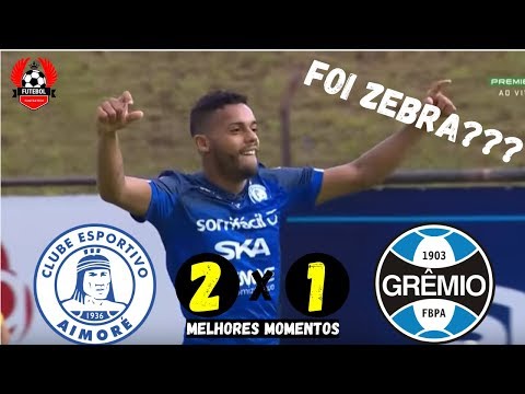 Aimoré 2 x 1 Grêmio - Melhores Momentos e Gols - 09/02/2020