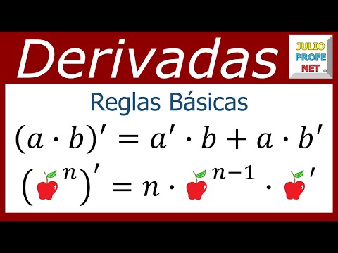 Basic rules for deriving functions #julioprofe