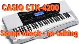 Video thumbnail for Casio CTK-4200 demo: No talk, just sounds by Gearfacts