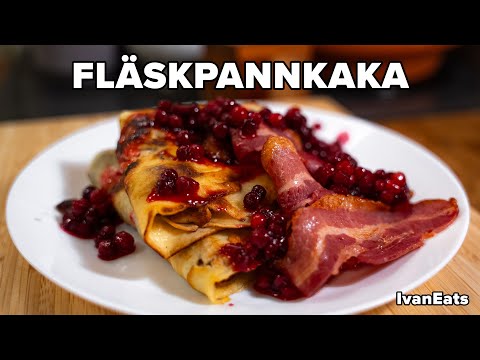 Savory Swedish Pancakes With a Twist | FLÄSKPANNKAKA