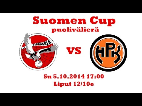 LIVE: LP Kangasala - HPK, Suomen Cup 5.10.2014