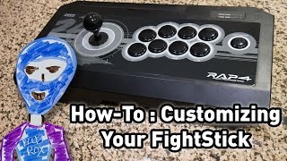 HORI RAP 4 KAI FIGHTSTICK MOD - Custom Art Plexi Buttons Joystick