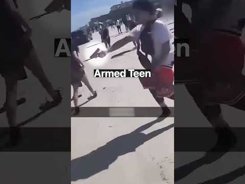 7 Cops VS. Armed Teen
