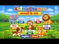 Animals Names English to Hindi Timestamps | Kids Learning Chapters