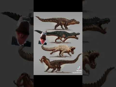 The croc who could run! tiktok.com/@thedinofax