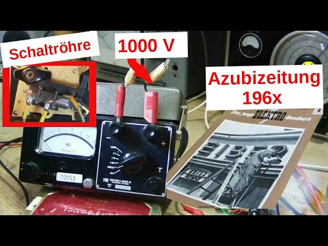 [182]  Isolationsprüfer, Zeitschrift, Erdwiderstandsmessung, Treppenlichtautomat alles Anno 1960