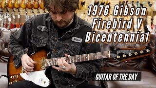 Video thumbnail for 1976 Gibson Firebird V Bicentennial | Guitar of the Day by Normans Rare Guitars