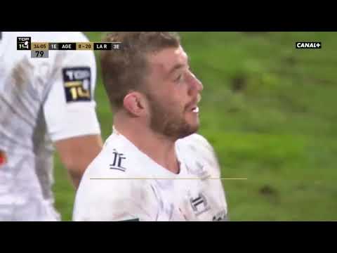 TOP 14 : Le deuxième essai Pierre Bourgarit contre Agen J13