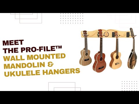 4 Ukulele & Mandolin Wall Rack - The Pro-File­™ | Wall Mounted Multi Hanger | Made in U.S.A. image 8