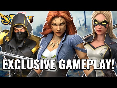FULL NEW AVENGERS GAMEPLAY IN WAR! How Strong on Offense and Defense? - Marvel Strike Force