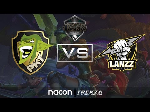 PKT vs LANZZ BLACK - #LigaLoL - Mapa 1 - Jornada 1 - T1