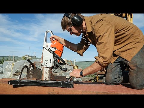 Cutting the Bow timbers! - TALLY HO EP50