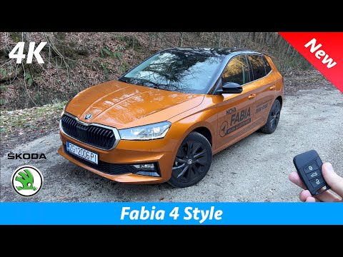 Škoda Fabia Style 2022 - FULL Review in 4K | Exterior - Interior, (Digital Cockpit & Bolero)