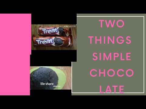 Yummy chocolate cake //just two ingredients😲😄😄😋😋🥧🥧🍰🍰🍫🍫