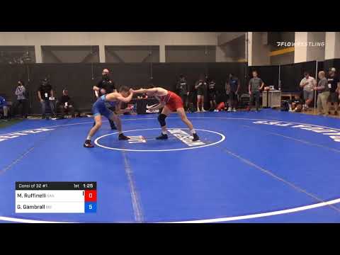 70 Kg Consolation - Marco Ruffinelli, San Francisco Wrestling Club Vs Graham Gambrall, Big Game Wr