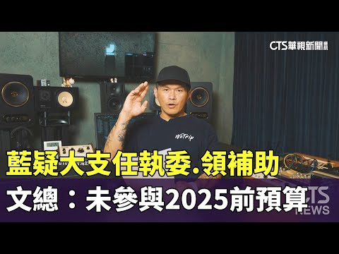 藍疑大支任執委.領補助　文總：未參與2025前預算