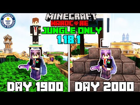 I Survived 2000 Days in Jungle Only World in Minecraft Hardcore(Hindi)