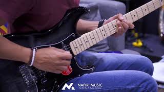 Video thumbnail for Squier Affinity Series HSS Stratocaster FMT with Maple FB in Black Burst: Nafiri Music Kelapa Gading by Nafiri Music Jakarta