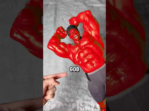 BYE BRUCE, HELLO RED HULK 🤝❤️ #hulk #redhulk #marvel #harrisonford #brucebanner #hottoys