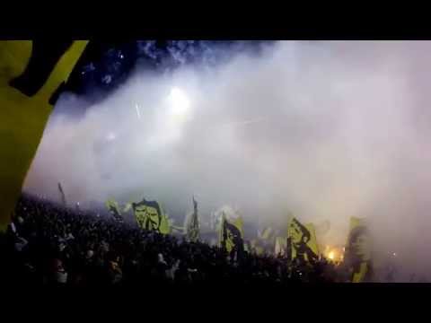 "Rosario Central - Boca Juniors Recibimiento" Barra: Los Guerreros &bull; Club: Rosario Central