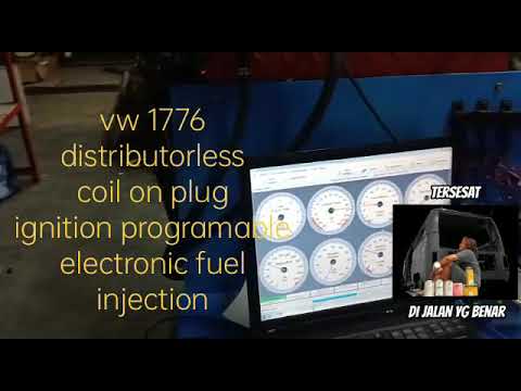 vw aircooled engine with electronic fuel injection conversion