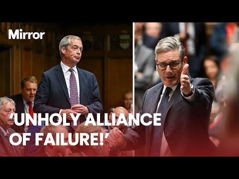 PMQs IN FULL: Starmer SLAMS Reform-Tory union after Farage allegedly told donors he expects a merge