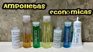 Ampolletas económicas  para tu cabello te ayudan a reparar,proteger  y regenerar tu cabello