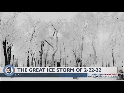 Archive photos, news clips depict aftermath of 1922 ice storm 100 years later