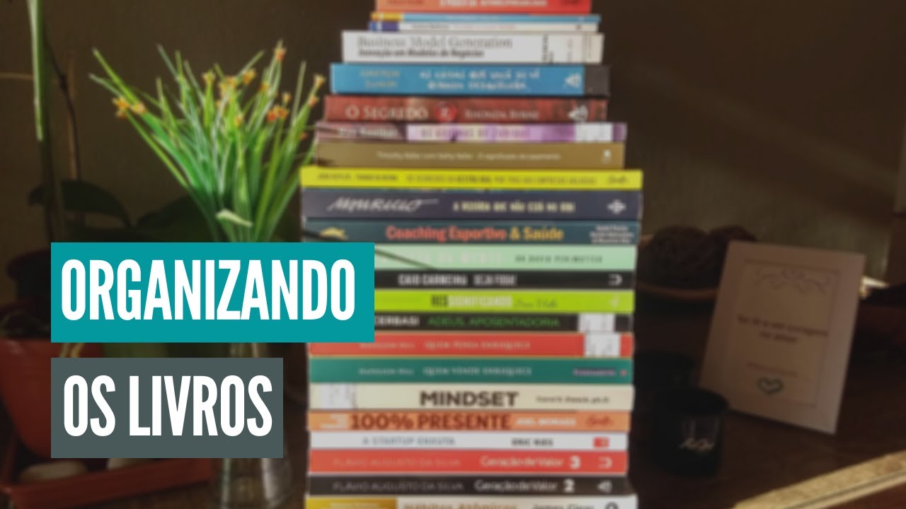 Como organizar os livros na estante | BORA SIMPLIFICAR
