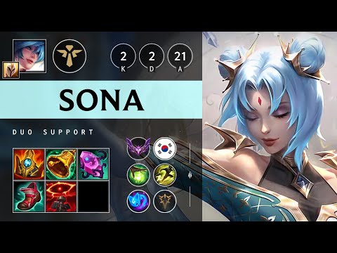 Sona Support vs Bard - KR Master Patch 25.18