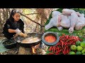 Amazing Cooking Chicken Leg Crispy With Chili Sauce Recipe Amazing Video