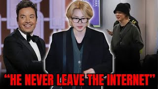 Download lagu “This Guy Never Leaves the Internet”—Jimmy Fallon Reacts to Jimin BTS Trending Again mp3