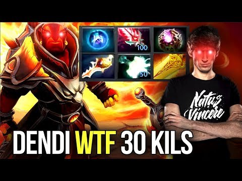Dendi WTF 30 Kills Ember Spirit 1 Hour Epic Game Divine Rapier - Dota 2
