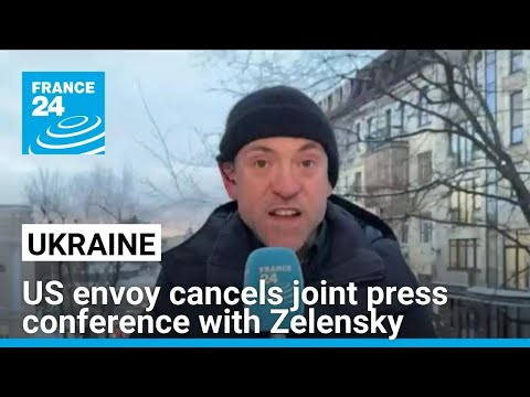 應美方要求，澤連斯基與唐納德-特朗普的烏克蘭特使之間的新聞發佈會被取消 (A news conference between Zelensky and Donald Trump’s Ukraine envoy is canceled at U.S. request)