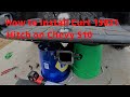 How to install Curt hitch on 2000 Chevy S10