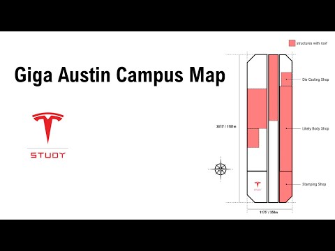 Tesla Gigafactory Austin Campus Map