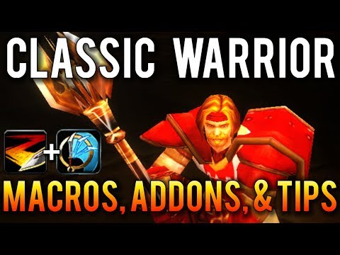 Classic Warrior Macros, Addons, & Tips