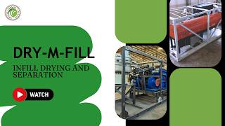 DRY M-INFILL | Advanced Cleaning & Drying System for Synthetic Turf Infill | 100% Turfrecyclers
